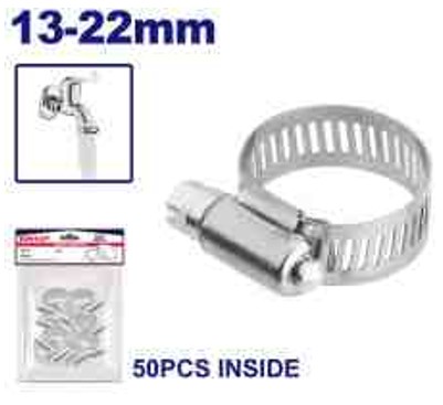 American Type Hose Clamp 13–22mm 8mm Band Stainless/Carbon Steel